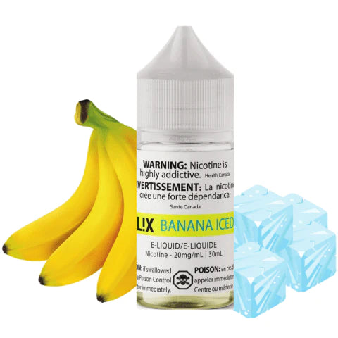 Lix: Banana Iced - Nic Salt